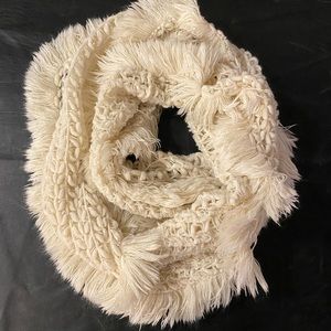 Lane Bryant Infinity Scarf. Cream Color.